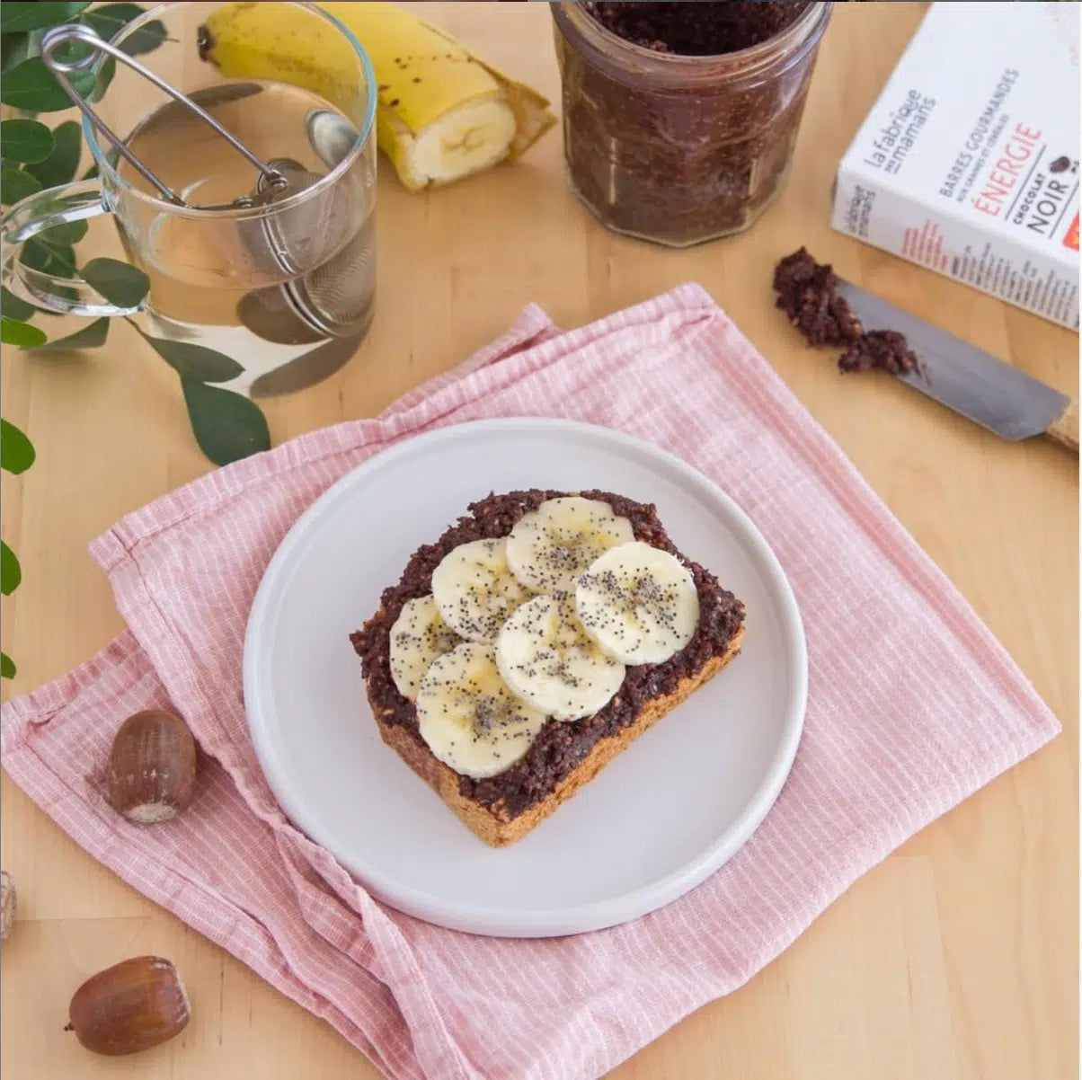 Pâte à tartiner chocolat noisette maison