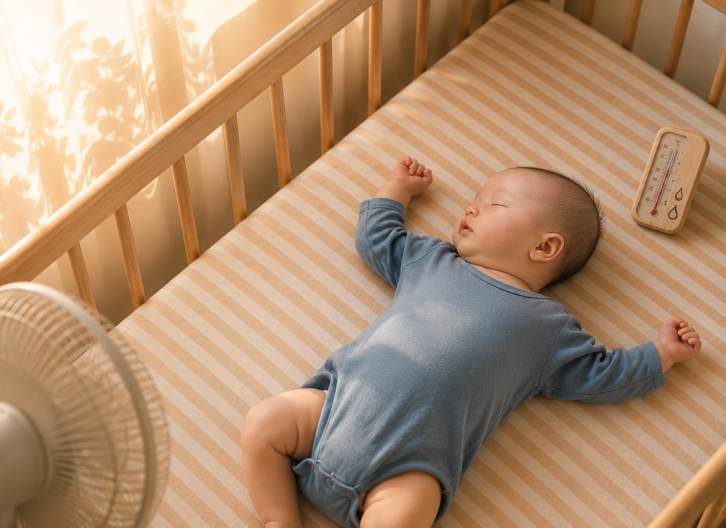 Mon bébé dort mal à cause de la chaleur : que faire ?