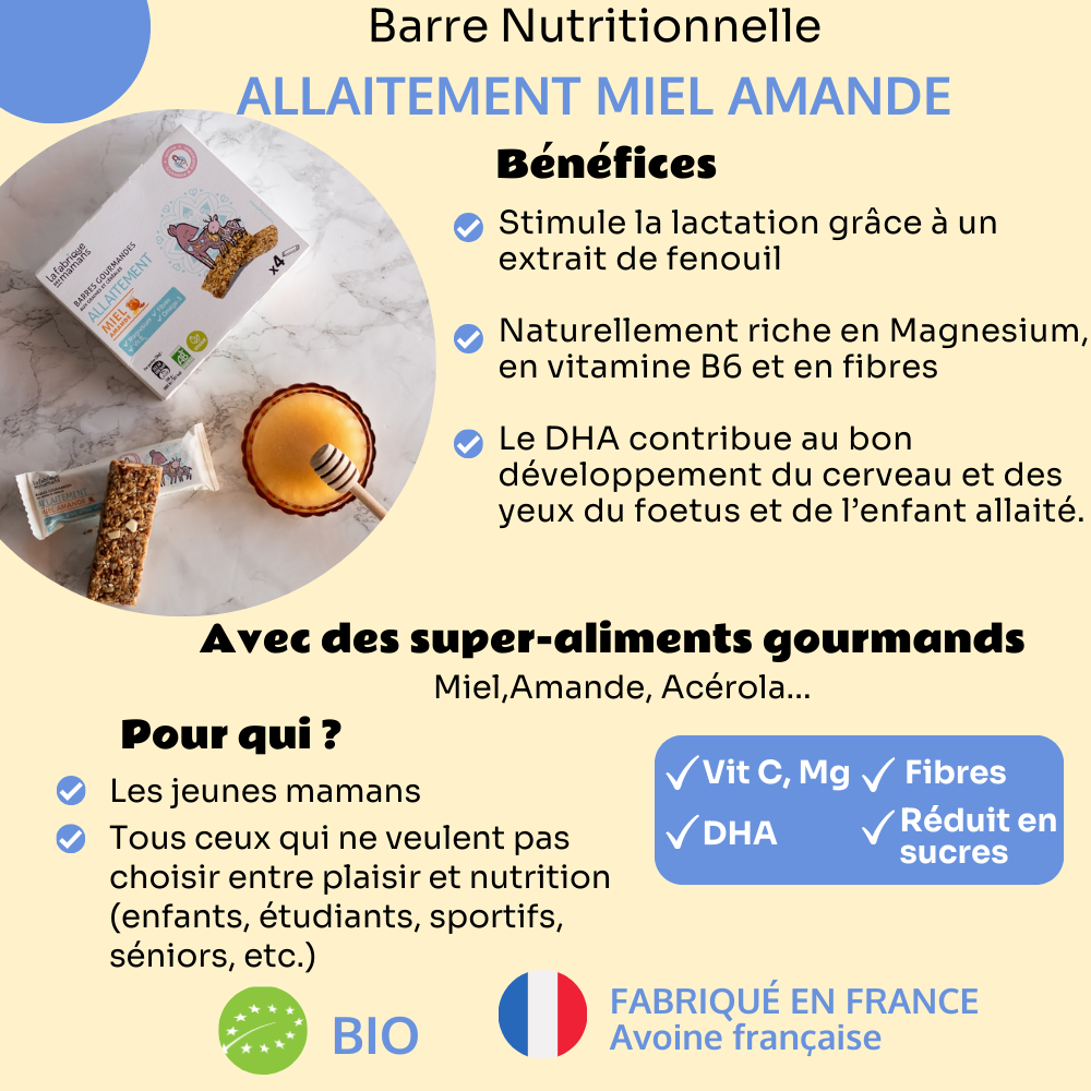 Pack de 4 barres ALLAITEMENT