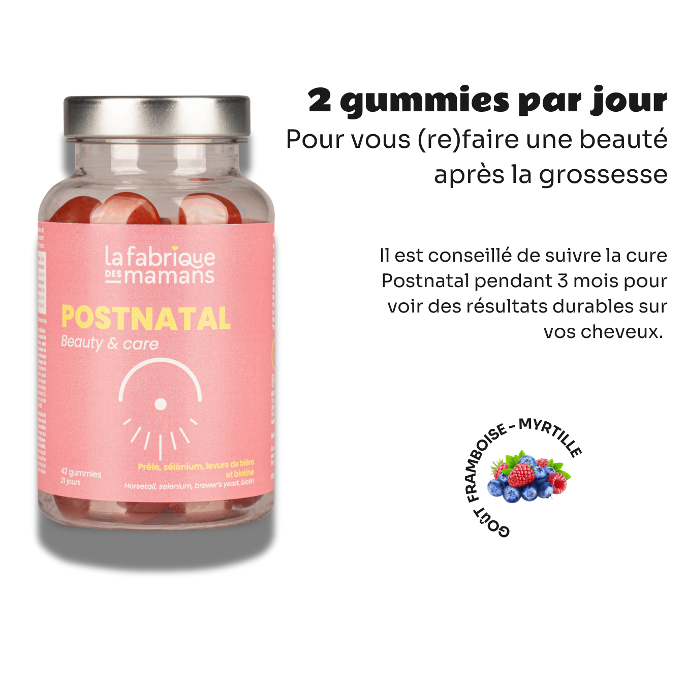 Gummies POSTNATAL 30 jours